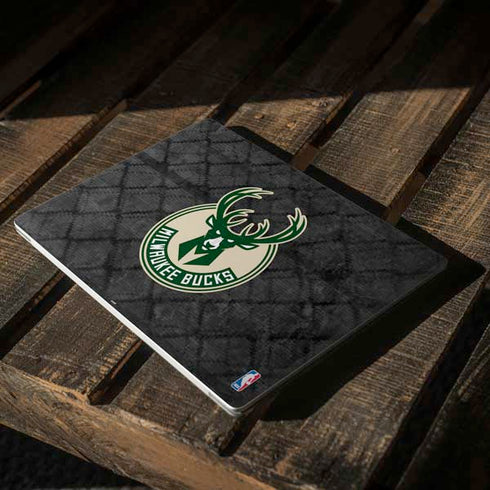 NBA Milwaukee Bucks Rusted Dark Surface Laptop 2 Skin
