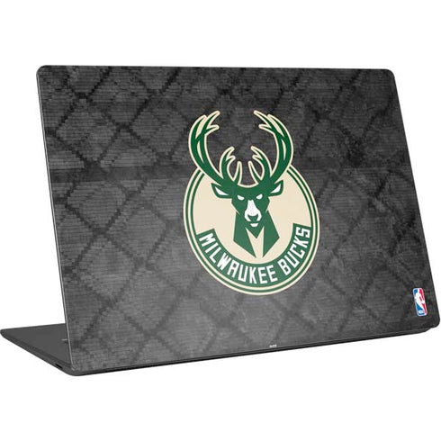 NBA Milwaukee Bucks Rusted Dark Surface Laptop 4 15in Skin