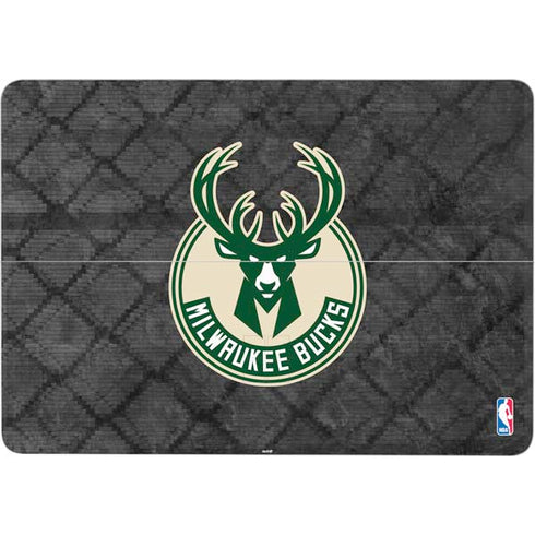 NBA Milwaukee Bucks Rusted Dark Surface Laptop Studio Skin