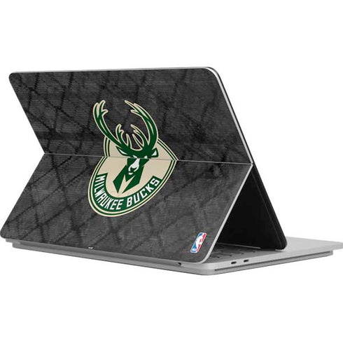 NBA Milwaukee Bucks Rusted Dark Surface Laptop Studio Skin