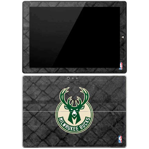 NBA Milwaukee Bucks Rusted Dark Surface Pro 3 Skin