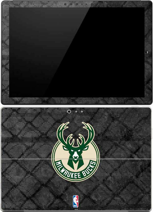 NBA Milwaukee Bucks Rusted Dark Surface Pro 4 Skin