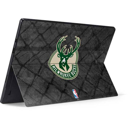 NBA Milwaukee Bucks Rusted Dark Surface Pro 6 Skin
