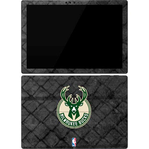 NBA Milwaukee Bucks Rusted Dark Surface Pro 7 Skin