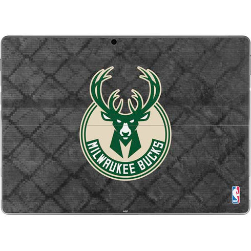 NBA Milwaukee Bucks Rusted Dark Surface Pro 8 Skin