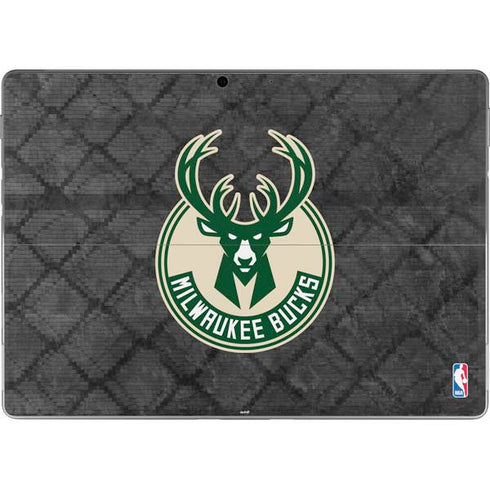 NBA Milwaukee Bucks Rusted Dark Surface Pro 9 Skin