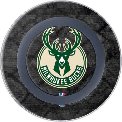 NBA Milwaukee Bucks Rusted Dark Wireless Charger Skin