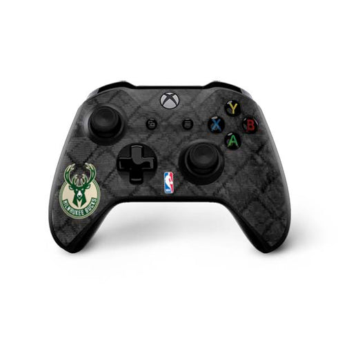NBA Milwaukee Bucks Rusted Dark Xbox One X Controller Skin