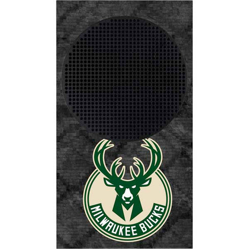 NBA Milwaukee Bucks Rusted Dark Xbox Series S Console Skin