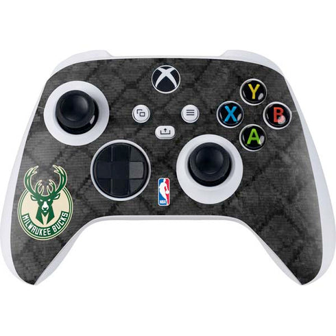 NBA Milwaukee Bucks Rusted Dark Xbox Series S Controller Skin
