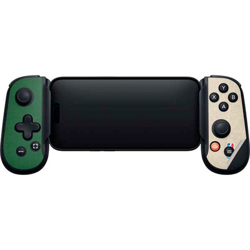 NBA Milwaukee Bucks Split Canvas Backbone One for iPhone Game Controller Skin
