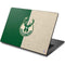 NBA Milwaukee Bucks Split Canvas Dell Chromebook Skin