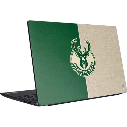NBA Milwaukee Bucks Split Canvas Dell Vostro Skin