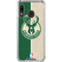 NBA Milwaukee Bucks Split Canvas Galaxy A30 Clear Case