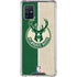 NBA Milwaukee Bucks Split Canvas Galaxy A51 5G Clear Case