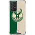 NBA Milwaukee Bucks Split Canvas Galaxy A52 5G Clear Case