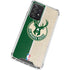 NBA Milwaukee Bucks Split Canvas Galaxy A52 5G Clear Case