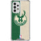 NBA Milwaukee Bucks Split Canvas Galaxy A53 5G Clear Case