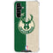 NBA Milwaukee Bucks Split Canvas Galaxy A54 5G Clear Case