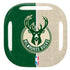 NBA Milwaukee Bucks Split Canvas Galaxy Buds Pro Skin