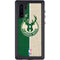 NBA Milwaukee Bucks Split Canvas Galaxy Note 10 Waterproof Case