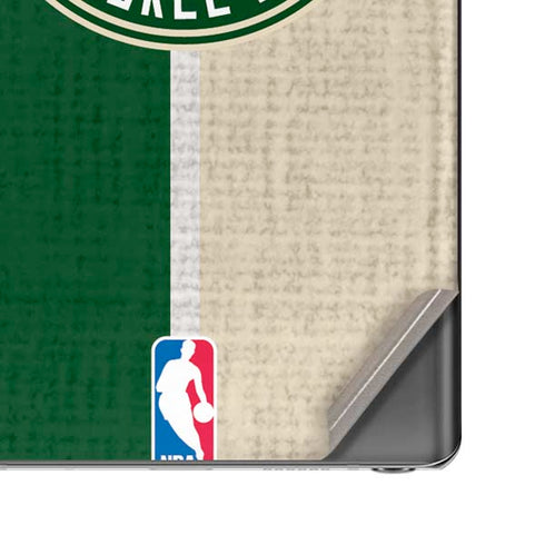 NBA Milwaukee Bucks Split Canvas Galaxy Note20 5G Skin