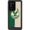NBA Milwaukee Bucks Split Canvas Galaxy Note20 Ultra 5G Waterproof Case