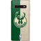 NBA Milwaukee Bucks Split Canvas Galaxy S10 Skin