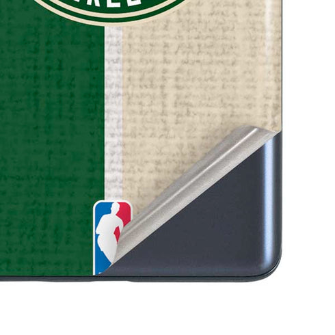 NBA Milwaukee Bucks Split Canvas Galaxy S20 Fan Edition Skin