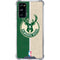 NBA Milwaukee Bucks Split Canvas Galaxy S20 FE Clear Case