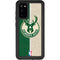 NBA Milwaukee Bucks Split Canvas Galaxy S20 Waterproof Case