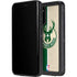NBA Milwaukee Bucks Split Canvas Galaxy S20 Waterproof Case