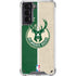 NBA Milwaukee Bucks Split Canvas Galaxy S21 5G Clear Case