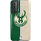 NBA Milwaukee Bucks Split Canvas Galaxy S21 5G Pro Case