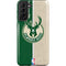 NBA Milwaukee Bucks Split Canvas Galaxy S21 Plus 5G Pro Case