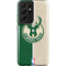 NBA Milwaukee Bucks Split Canvas Galaxy S21 Ultra 5G Pro Case