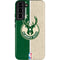 NBA Milwaukee Bucks Split Canvas Galaxy S22 Plus Pro Case