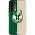 NBA Milwaukee Bucks Split Canvas Galaxy S22 Plus Pro Case