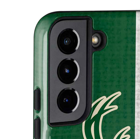 NBA Milwaukee Bucks Split Canvas Galaxy S22 Pro Case