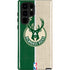 NBA Milwaukee Bucks Split Canvas Galaxy S22 Ultra Pro Case