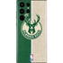 NBA Milwaukee Bucks Split Canvas Galaxy S22 Ultra Skin