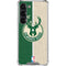 NBA Milwaukee Bucks Split Canvas Galaxy S23 Clear Case