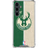 NBA Milwaukee Bucks Split Canvas Galaxy S23 FE Clear Case