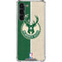 NBA Milwaukee Bucks Split Canvas Galaxy S23 Plus Clear Case