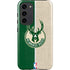 NBA Milwaukee Bucks Split Canvas Galaxy S23 Plus Pro Case