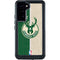 NBA Milwaukee Bucks Split Canvas Galaxy S23 Plus Waterproof Case