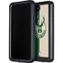 NBA Milwaukee Bucks Split Canvas Galaxy S23 Plus Waterproof Case