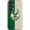 NBA Milwaukee Bucks Split Canvas Galaxy S24 Impact Case