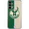 NBA Milwaukee Bucks Split Canvas Galaxy S24 Plus Clear Case