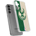 NBA Milwaukee Bucks Split Canvas Galaxy S24 Plus Clear Case